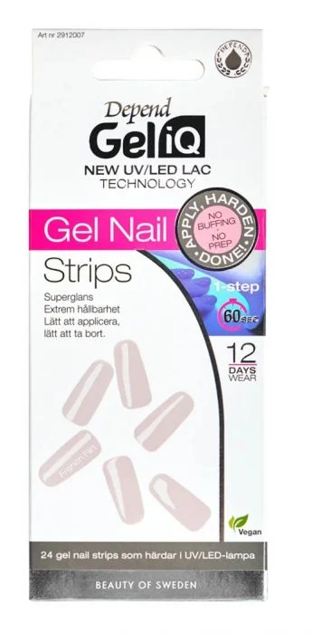 Depend Gel iQ Gel Nail Strips Semi Cured no 7 v:9314559 Depend Gel iQ Gel Nail Strips Semi Cured no 7 v:9314559