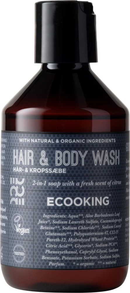 Men, Hair & Body Wash 250 ml – Ecooking v:2217339