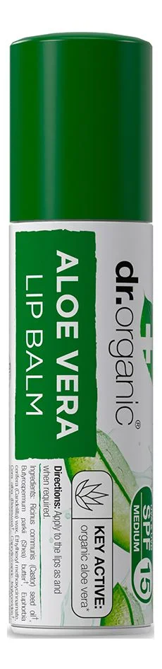 Dr. Organic Aloe Vera Lipbalm – 5,7 ml. v:3972230 Dr. Organic Aloe Vera Lipbalm – 5,7 ml. v:3972230