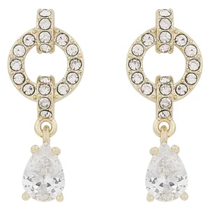 Snö Of Sweden Callie Small Crystal Ear Gold Clear Onesize v:2232416