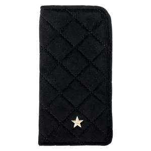 DARK Velvet Quilted Eyewear Case Black v:7202526
