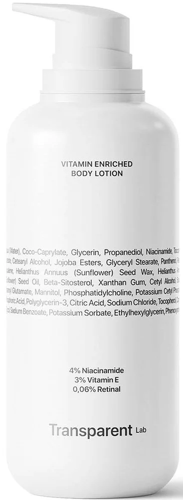 NICHE BEAUTY LAB Transparent Lab Vitamin Enriched Body Lotion 400 ml v:6534966