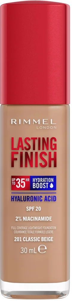 Rimmel Lasting Finish Lasting Finish 35 Hour Foundation 201 Classic Beige v:1339280 Rimmel Lasting Finish Lasting Finish 35 Hour Foundation 201 Classic Beige v:1339280