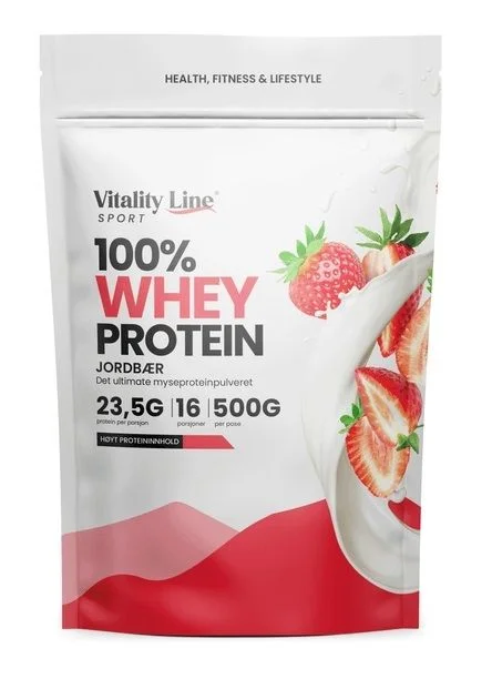 Vitality Line 100% Whey Protein Strawberry 500g v:2108013