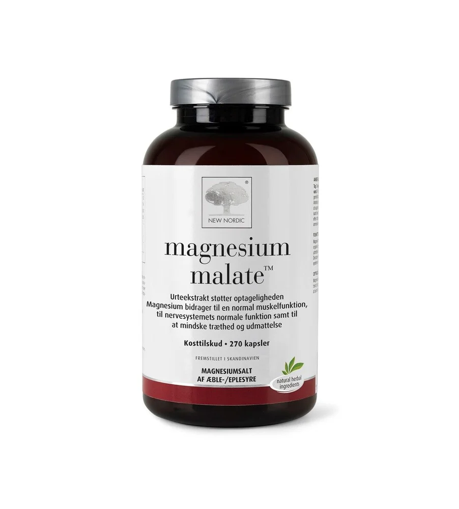 New Nordic Magnesium malate – 270 kaps. v:4670363 New Nordic Magnesium malate – 270 kaps. v:4670363