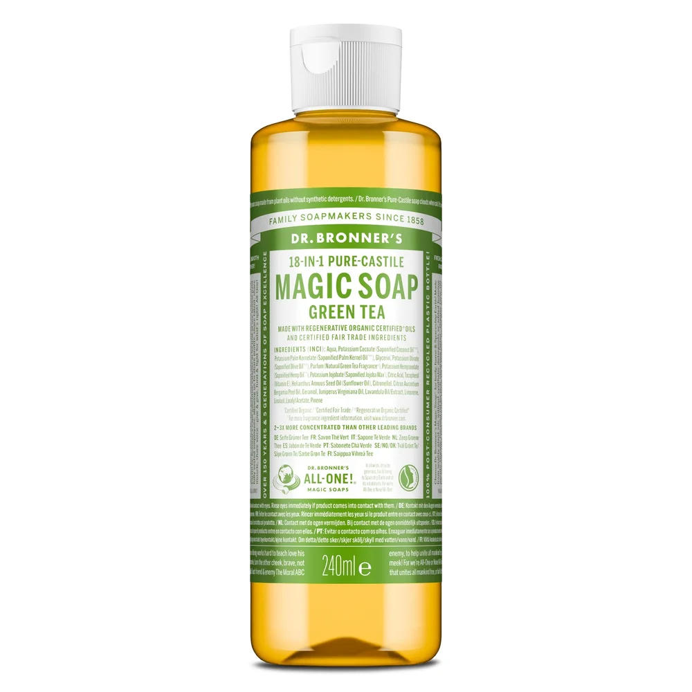 All-One Magic Soap Green Tea 240 ml – Dr. Bronner’s v:4709187 All-One Magic Soap Green Tea 240 ml – Dr. Bronner’s v:4709187