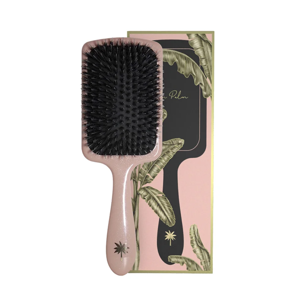 Boar- & Nylon Brush Large Double Bloom Large - Fan Palm v:4216471