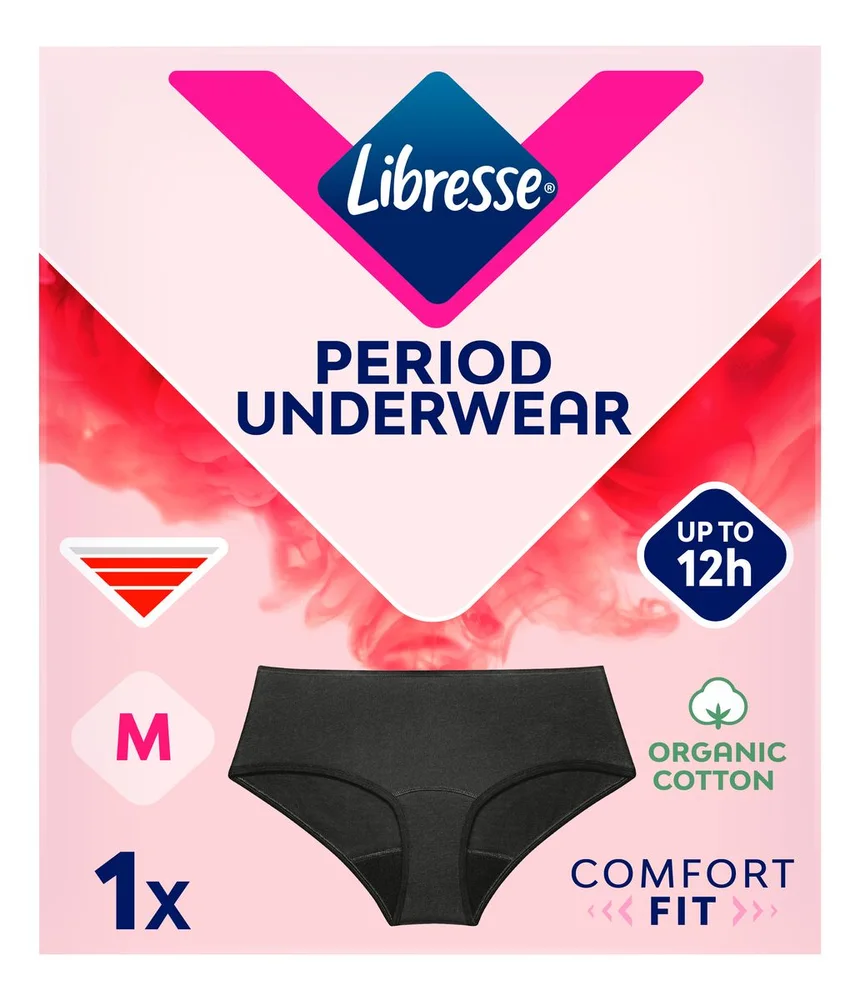 Libresse Menstruasjonstruse Hipster Black – M v:9053061 Libresse Menstruasjonstruse Hipster Black – M v:9053061