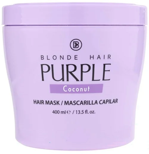 Biovène B – BEST HAIR Purple Coconut Hair Mask – Blonde Hair 400 ml v:8997733 Biovène B – BEST HAIR Purple Coconut Hair Mask – Blonde Hair 400 ml v:8997733