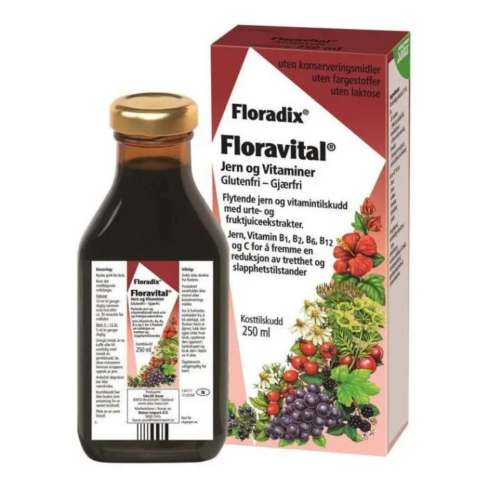 Floradix Floravital 250 ml v:3235525