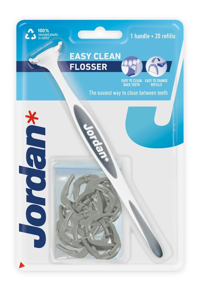 Jordan Easy Clean Flosser m. 20 refills – 1 stk. v:2480055 Jordan Easy Clean Flosser m. 20 refills – 1 stk. v:2480055