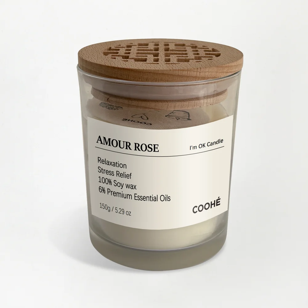 I’m OK Soy Wax Aroma Candle Amour Rose 150 g – COOHÉ v:3297858 I’m OK Soy Wax Aroma Candle Amour Rose 150 g – COOHÉ v:3297858