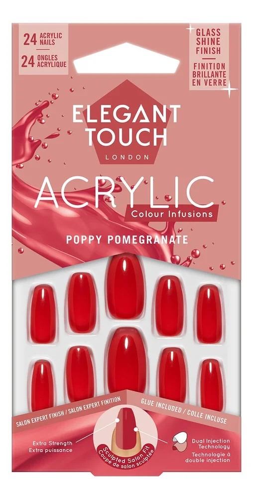 Elegant Touch Colour Acrylics Poppy Pomegranate – 1 stk. v:4638625 Elegant Touch Colour Acrylics Poppy Pomegranate – 1 stk. v:4638625