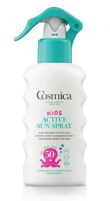 Cosmica Kids Active Sun Spray SPF50+ 175ml v:1305557 Cosmica Kids Active Sun Spray SPF50+ 175ml v:1305557
