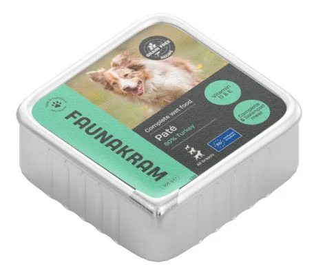 Faunakram pate til hund, kalkun – 300 g. v:4744586