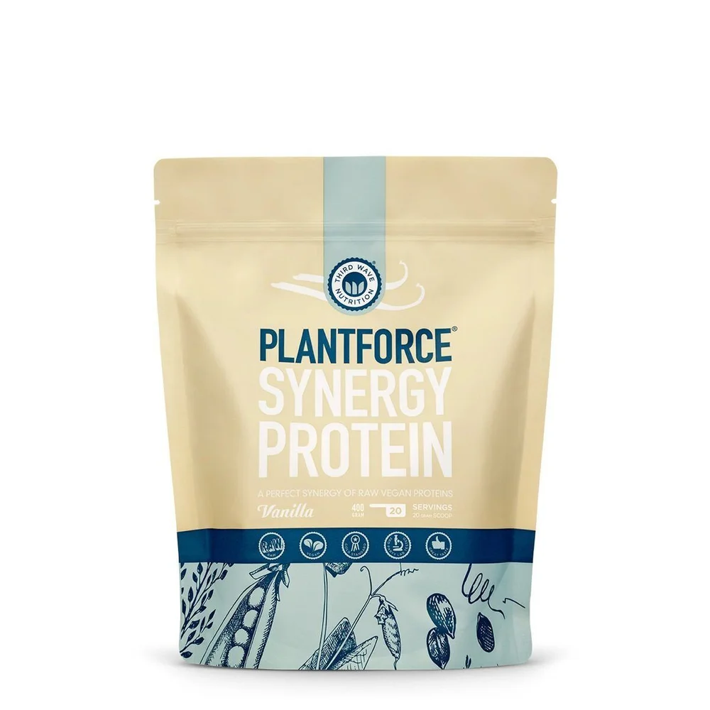 Protein Vanilje Plantforce Synergy – 400 g v:8609658 Protein Vanilje Plantforce Synergy – 400 g v:8609658