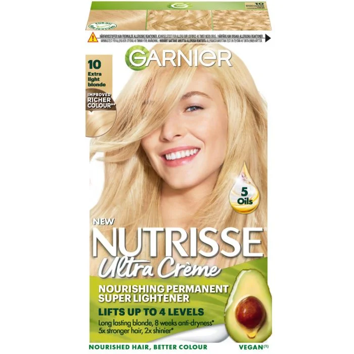 Garnier Nutrisse Ultra Créme 10.0 Extra Light Blonde 160 ml v:6290414 Garnier Nutrisse Ultra Créme 10.0 Extra Light Blonde 160 ml v:6290414