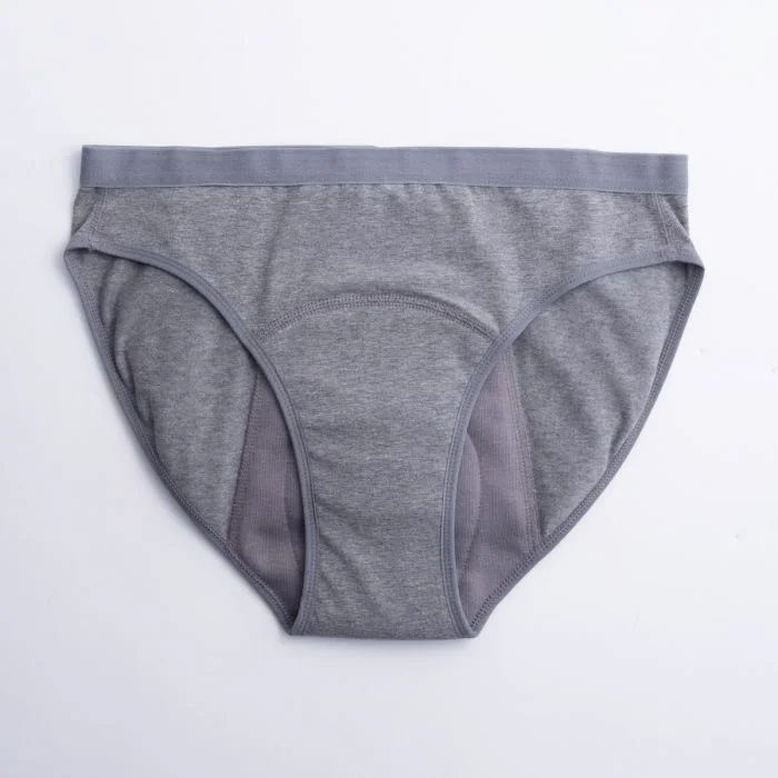 ImseVimse mensentruse bikini S gråmelert v:9188587 ImseVimse mensentruse bikini S gråmelert v:9188587
