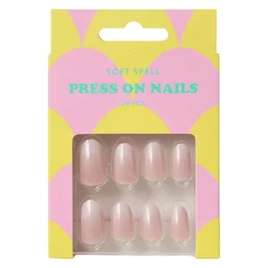 Soft Spell Press On Milky French 24pcs v:7783323