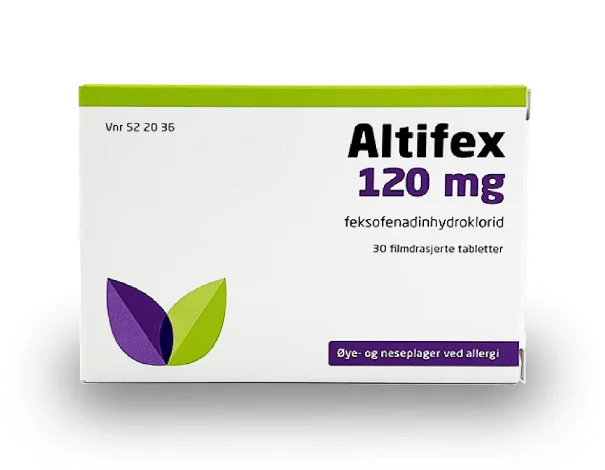 Altifex 120 mg tabletter 30 stk v:8509568 Altifex 120 mg tabletter 30 stk v:8509568
