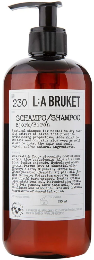L:a Bruket 230 Shampoo Birch 450 ml v:3520858