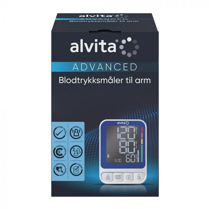 Alvita Advanced Blodtrykksmåler Arm – Nøyaktig hjemmebruk v:2392066 Alvita Advanced Blodtrykksmåler Arm – Nøyaktig hjemmebruk v:2392066