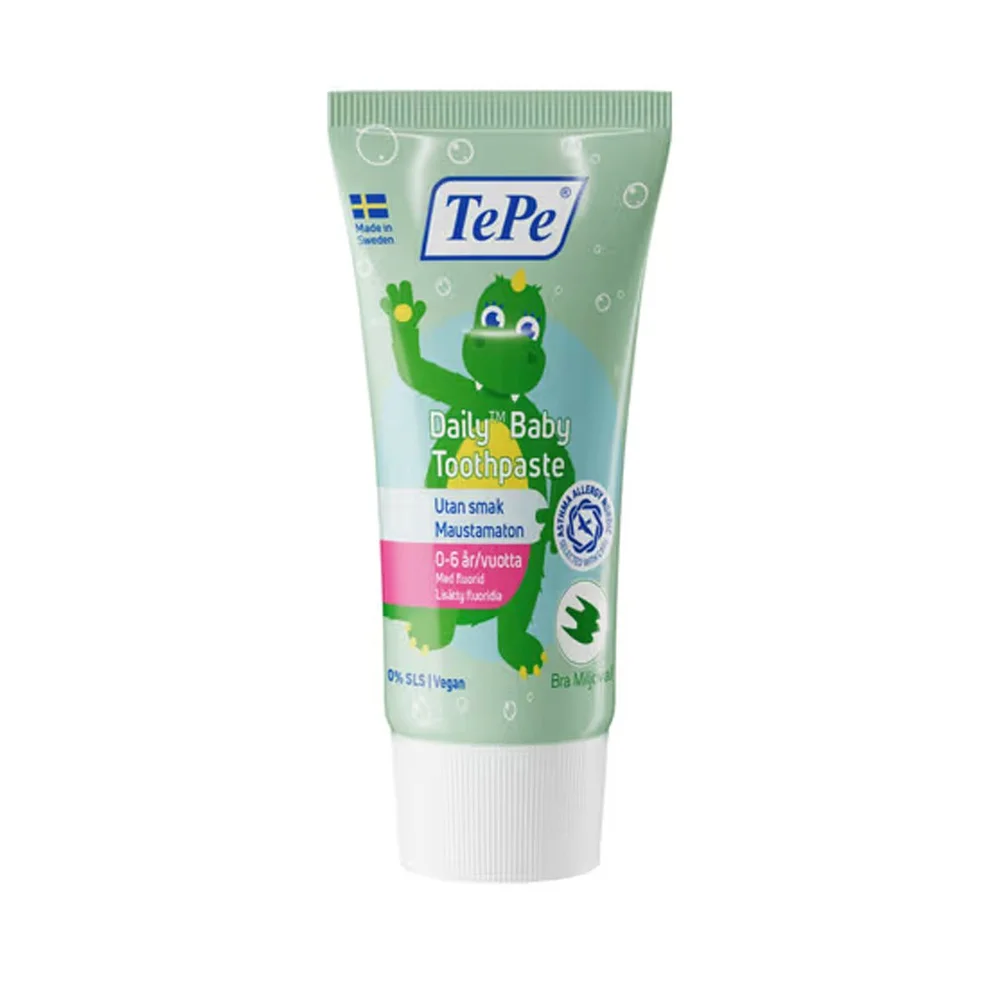 TePe Daily Baby Tannkrem 0-6 år - 50 ml. v:2497734