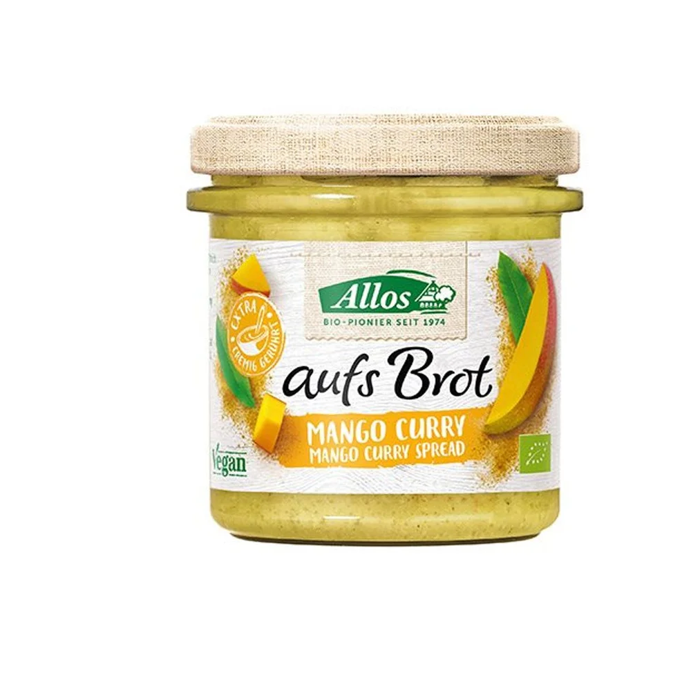 Allos Smørepålegg Mango Curry Ø – 140 g v:5087141 Allos Smørepålegg Mango Curry Ø – 140 g v:5087141