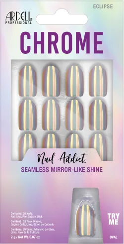 Ardell Nail Addict Chrome Eclipse – Elegante Falske Negler v:1561616 Ardell Nail Addict Chrome Eclipse – Elegante Falske Negler v:1561616