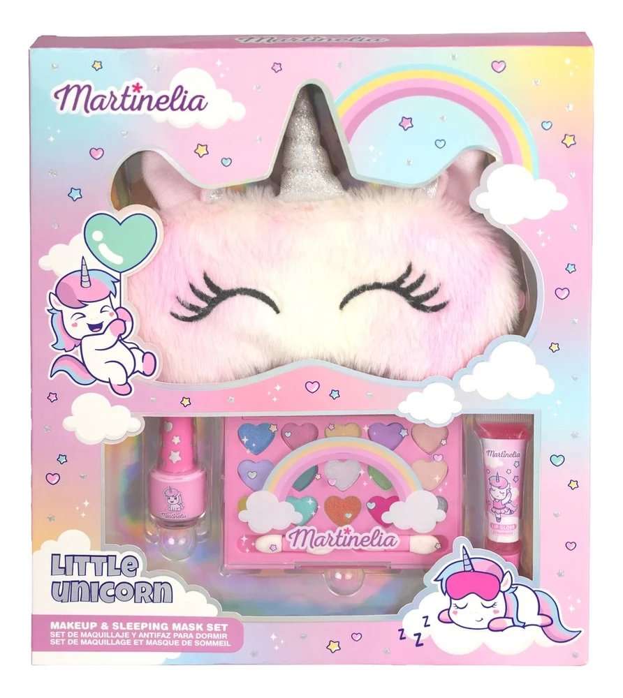 Martinelia Little Unicorn Makeup & Sleeping Mask Set - 1 sett v:1441427
