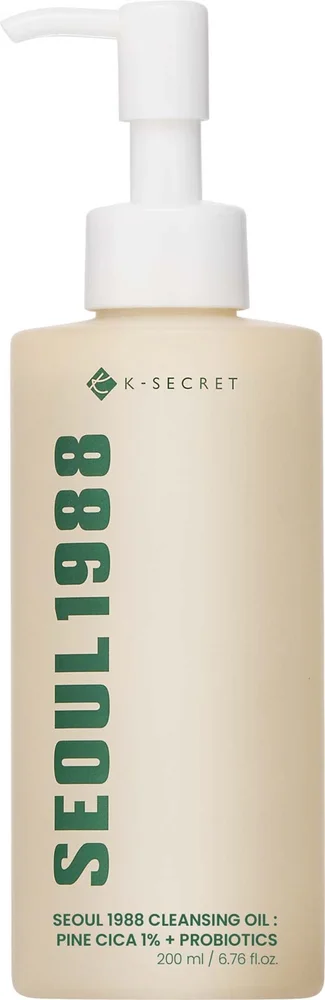 K-Secret SEOUL 1988 Cleansing Oil: Pine Cica 1% + Probiotics 200 ml v:3710210