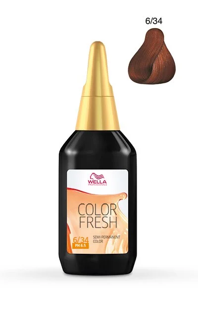 Wella Professionals Color Fresh Wella Dark Blonde Gold Red 6/34 v:8258283 Wella Professionals Color Fresh Wella Dark Blonde Gold Red 6/34 v:8258283