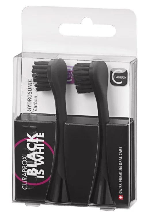 Curaprox Black is White Refillborstar Carbon 2-pack v:9662829 Curaprox Black is White Refillborstar Carbon 2-pack v:9662829