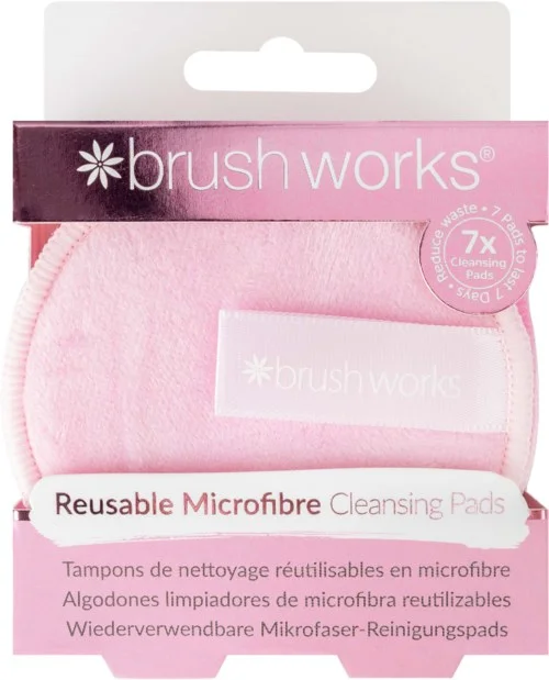 Brushworks Reusable Microfibre Cleansing Pads 7 pcs v:3692851