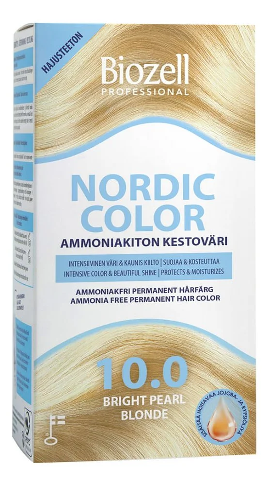 Biozell Professional Nordic Color Bright Pearl Blonde 10.0 – 2 x 60 ml. v:6360035 Biozell Professional Nordic Color Bright Pearl Blonde 10.0 – 2 x 60 ml. v:6360035