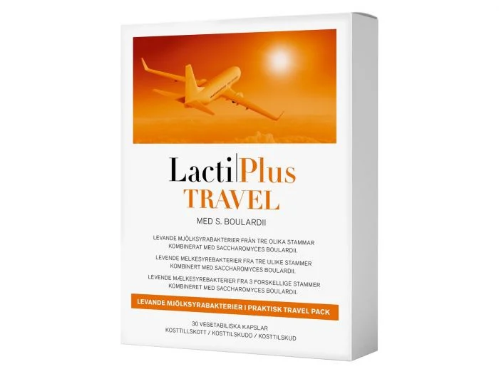 LactiPlus Travel melkesyrebakterier kapsler 30 stk v:4465871 LactiPlus Travel melkesyrebakterier kapsler 30 stk v:4465871