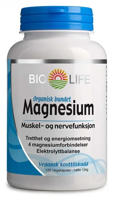 Bio-Life Magnesium 120 Kapsler v:5677511 Bio-Life Magnesium 120 Kapsler v:5677511