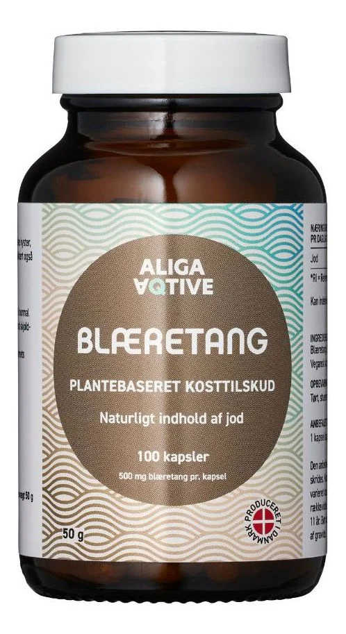 Aliga Aqtive Blæretang 500 mg – 100 kaps. v:8981078