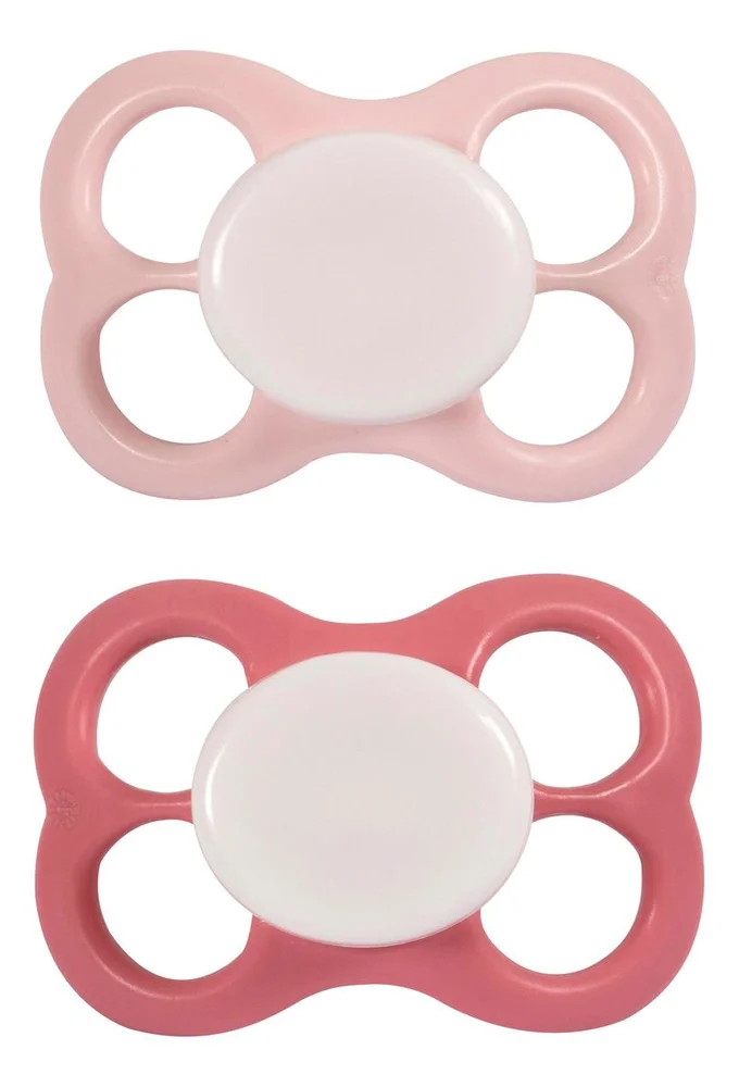 Barnets Favorit luftsmokker silikone 6+ mdr. – Rosa/rød – 2 stk. v:9509111 Barnets Favorit luftsmokker silikone 6+ mdr. – Rosa/rød – 2 stk. v:9509111