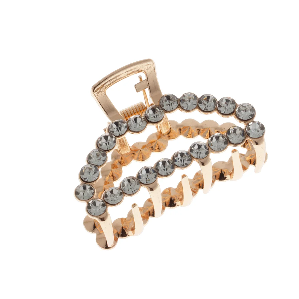 Nora Norway Hairclip Oval Small Gold Clear v:7749578 Nora Norway Hairclip Oval Small Gold Clear v:7749578