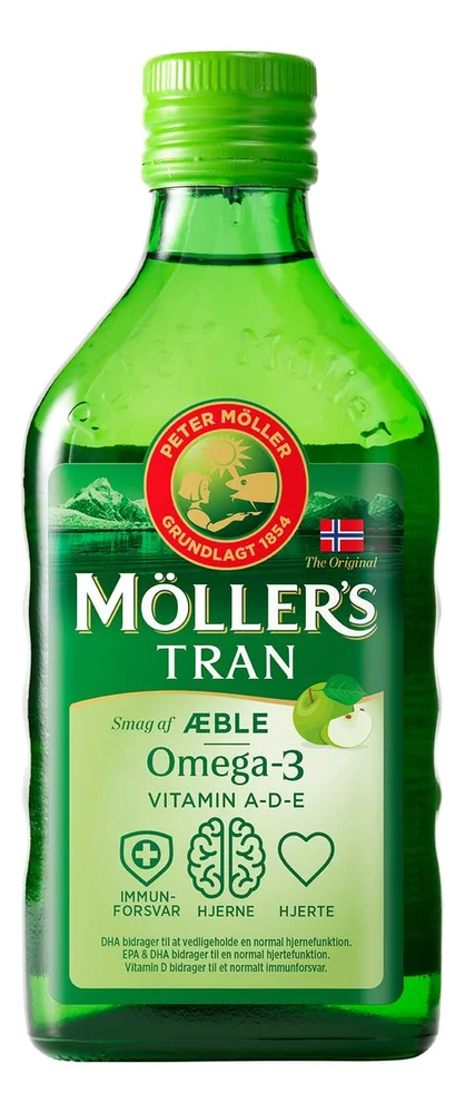 Møllers Tran Eple – 250 ml. v:7730140 Møllers Tran Eple – 250 ml. v:7730140