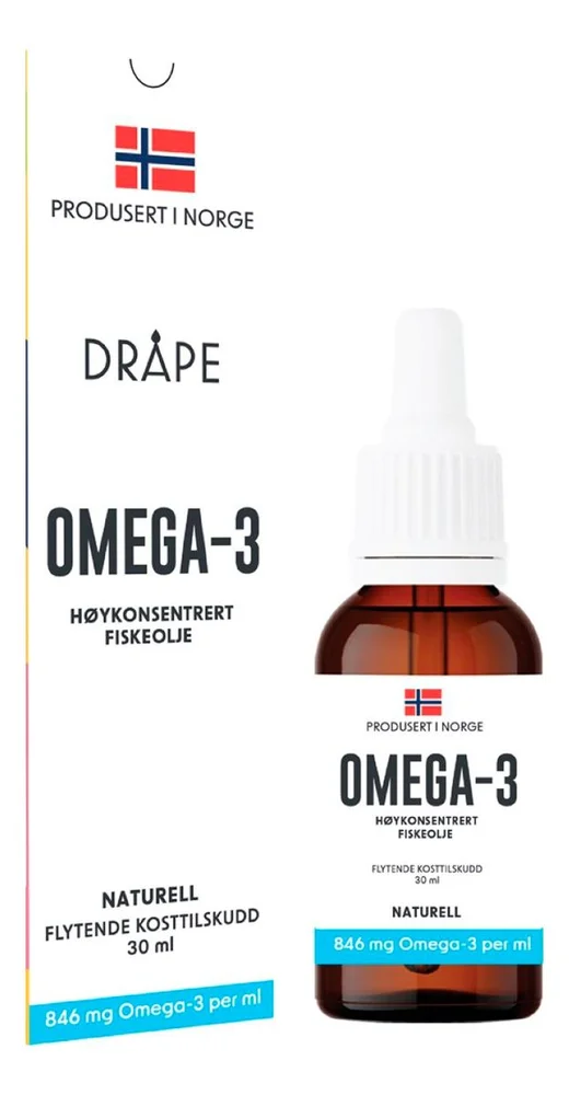 Dråpe omega-3 naturell - 30 ml. v:8698499