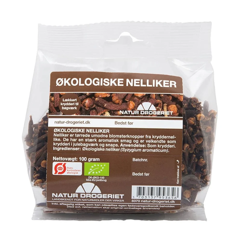 Natur-Drogeriet Nelliker Hele Ø – 100 g. v:4923320