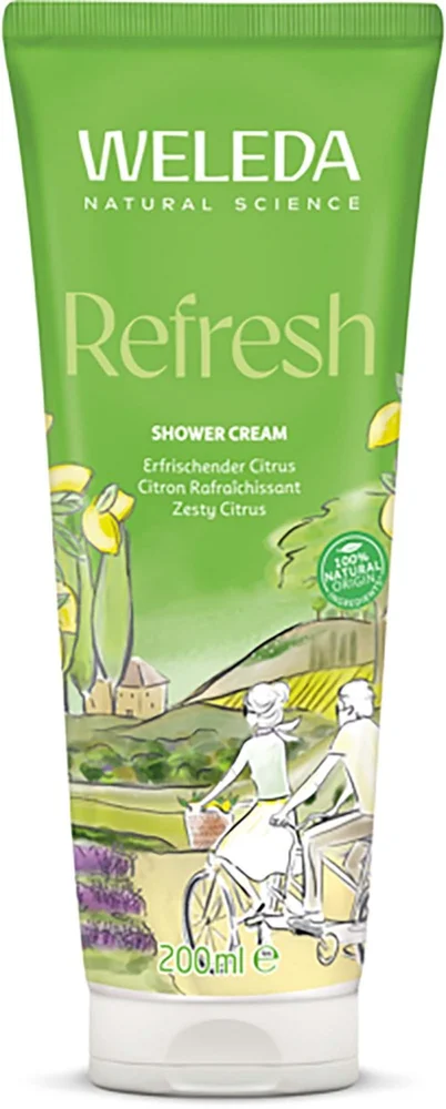 Weleda Refresh Shower Cream Citrus 200 ml v:8592868 Weleda Refresh Shower Cream Citrus 200 ml v:8592868