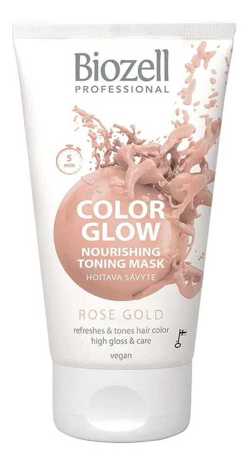Biozell Color Glow Nourishing Toning Mask Rose Gold - 150 ml. v:7652518