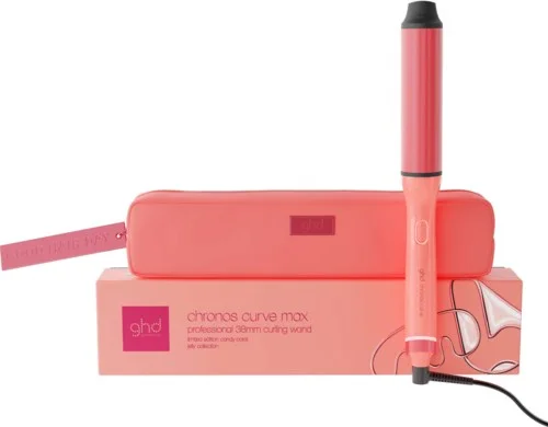 ghd Chronos Curve Limited Edition Max Wand (38mm Barrel) in Candy Coral v:9288436