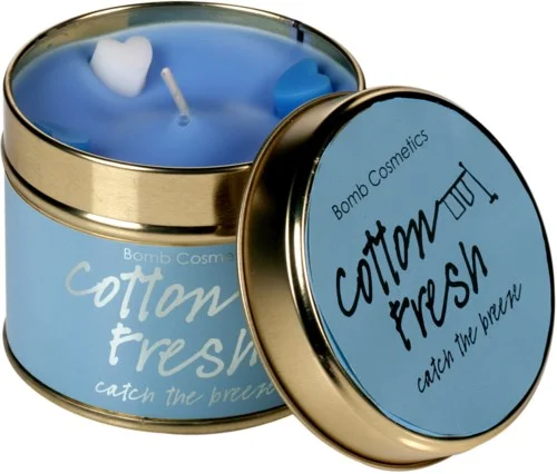 Bomb Cosmetics Tin Candle Cotton Fresh v:6977971