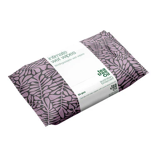 Våtservietter med Tea Tree Oil for intimhygiene v:4120523 Våtservietter med Tea Tree Oil for intimhygiene v:4120523