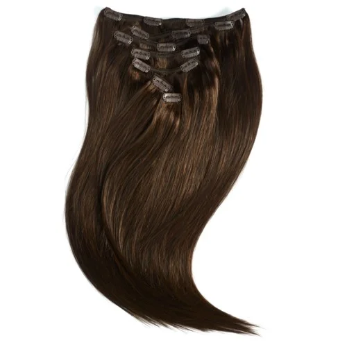 Rapunzel of Sweden Classic Clip-ins Straight / Medium Volume / 7 pieces 40 cm 2.3 Chocolate Brown v:5388461 Rapunzel of Sweden Classic Clip-ins Straight / Medium Volume / 7 pieces 40 cm 2.3 Chocolate Brown v:5388461
