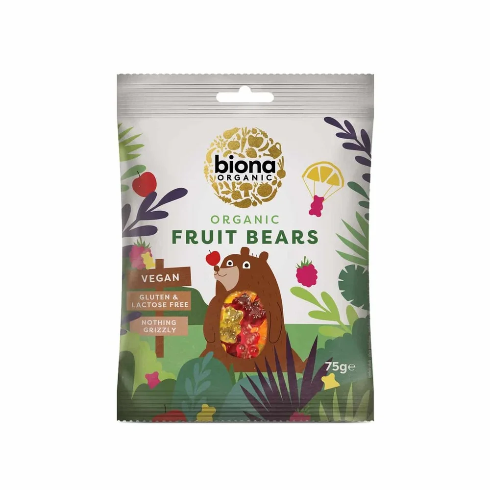 Biona Organic Vingummi Bamser Ø – 75 g v:3086165